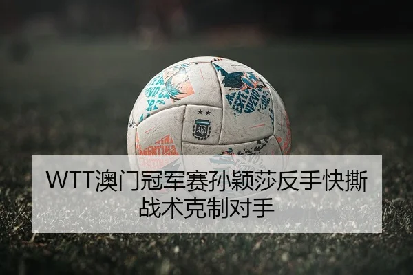 WTT澳门冠军赛孙颖莎反手快撕战术克制对手